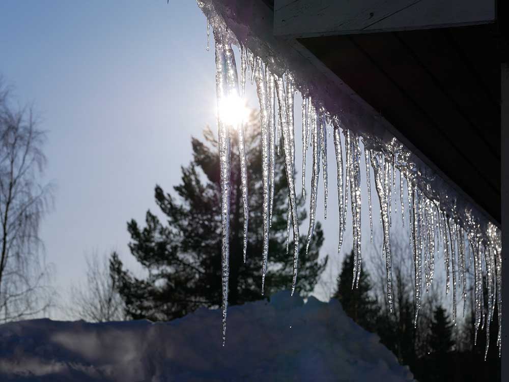 Stalactites en hiver